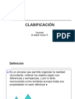 CLASIFICACION