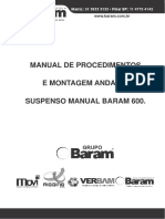 MANUAL DE PROCEDIMENTOS E MONTAGEM ANDAIME SUSPENSO MANUAL BARAM 600.pdf