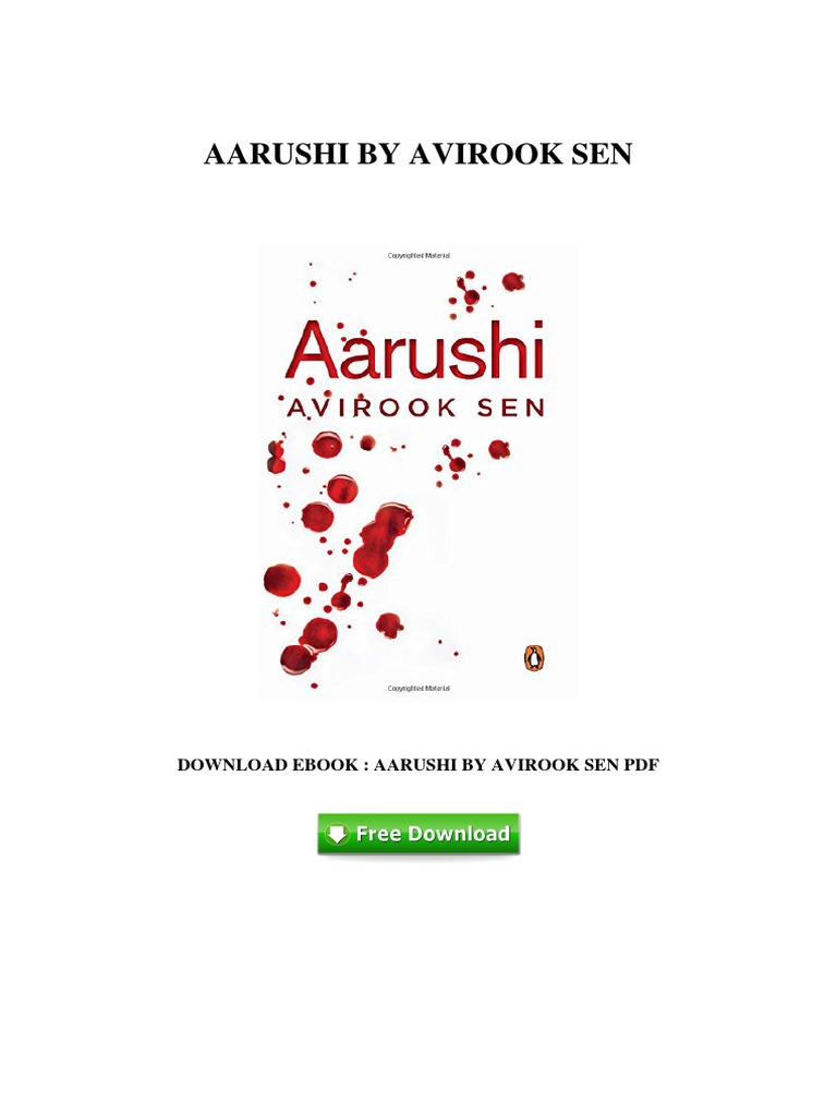 Aarushi By Avirook Sen Pdf Prosecution Violence