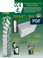 The World'S First "Stackable" Cc-Style Polymer Elevator Bucket