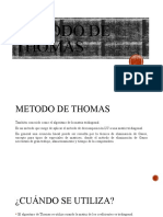 Metodo de Thomas