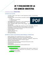 Enfoque y Evaluacion de La Paciente Gineco-Obstetra PDF