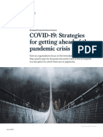 COVID-19: Strategies For Getting Ahead of The Pandemic Crisis