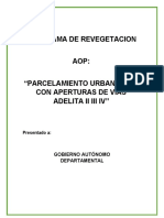 Programa de Revegetacion