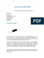 Vibration Sensor (SW-520D) : Materials