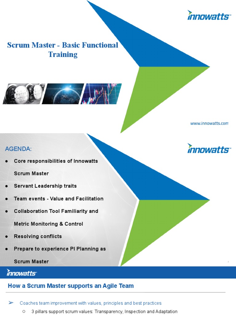 Scrum Master Training Overview Guide | PDF | Scrum (Software ...