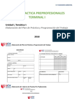 Elaboracion Del Plan de Practica y Programacion de Trabajo PDF