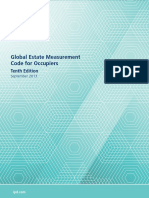 Global Estate Measurement Code For Occupiers - 2013