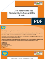 Order Admission Kit, Uniforms and ID Cards for Podar Jumbo Kids