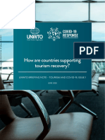 How Are Countries Supporting Tourism Recovery?: Unwto Briefing Note - Tourism and Covid-19, Issue 1