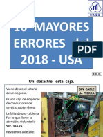 10 Mayores Errores Electricos - 2018