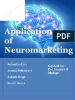 Applications of Neuromarketing: Guided By: Dr. Sanjeev S Malage