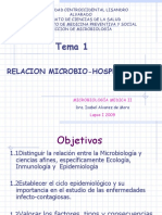 Tema 1 Relacion Microbio-Hospedador