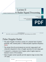 Introduction to Radar Signal Processing Lecture