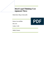 Critical Legal Thinking Case Assignment 3