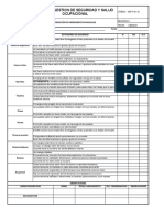 Formato de Inspeccion de Herramientas Manuales