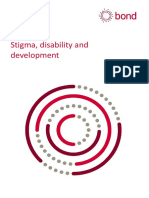 Stigma Disability and Development