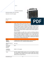 Ventilador portátil Aria 104 para uso intensivo con pantalla táctil LCD de 10 pulgadas