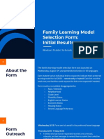 Family Learning Model Selection Form Initial Results - August 2020 PDF