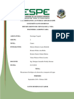 INFORME  Mecanismos fisiológicos de absorción y transporte del agua (1)