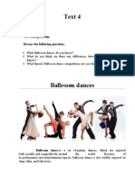 Text 4 Ballroom Dances