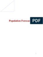 Population - Forecasting Population Lecture-26-27 August
