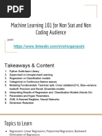 Intro To Machine Learning 101 Python Data Science v2