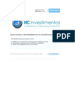 HC Investimentos - Como Calcular A Rentabilidade de Um Investimento II