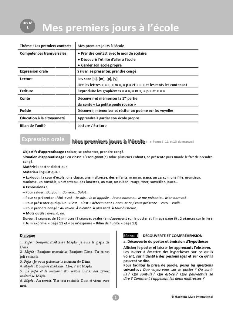 Galm Page De Garde Cahier CP Unites1 2 3 | PDF | Syllabe | Écriture