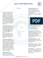 Glossary of Oilfield Terms