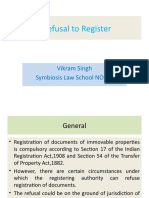 AM XI Refusal To Register