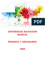 CONTENIDOS EDUCACION MUSICAL