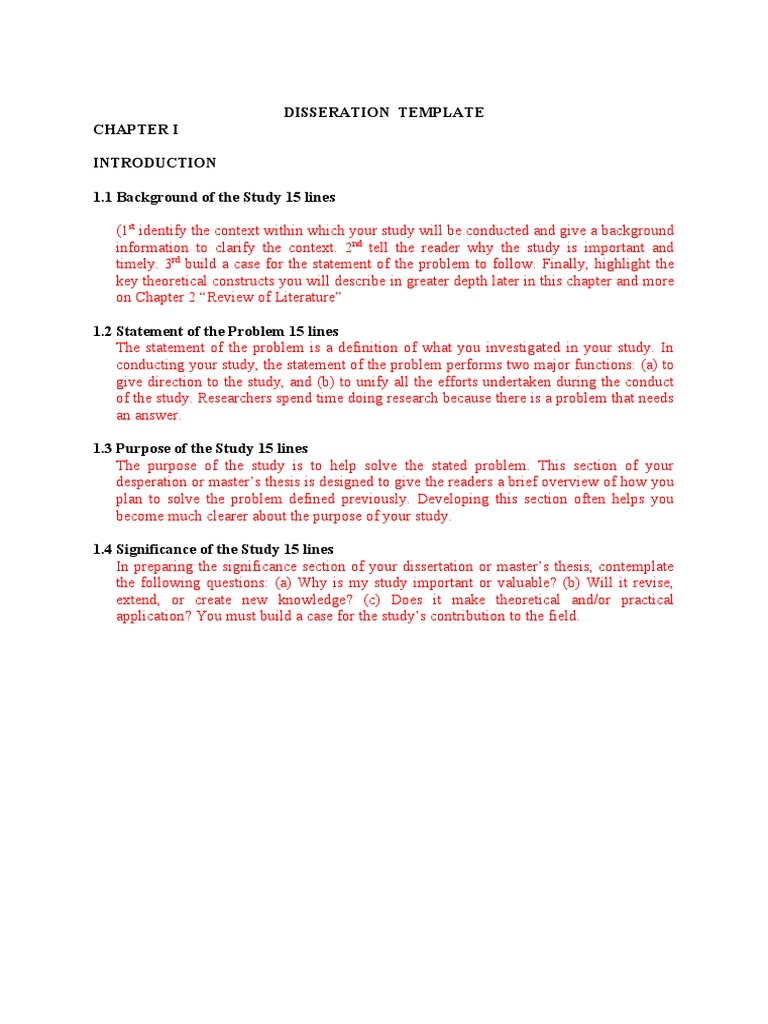 Dissertation Writing Guide | PDF | Hypothesis | Survey Methodology