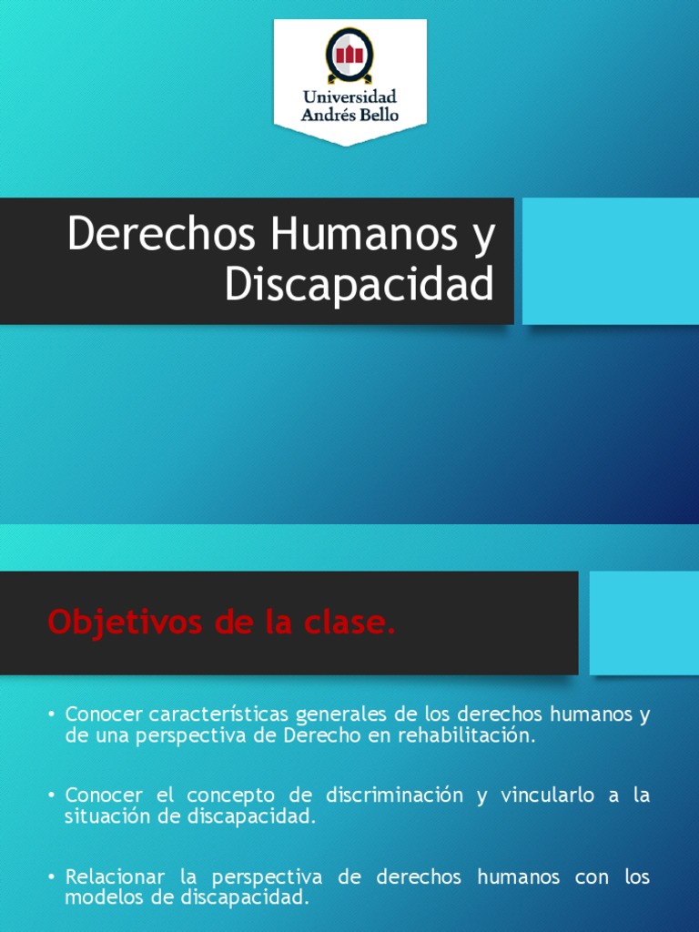 Derechos Humanos y Discapacidad | PDF | Derechos humanos | Invalidez
