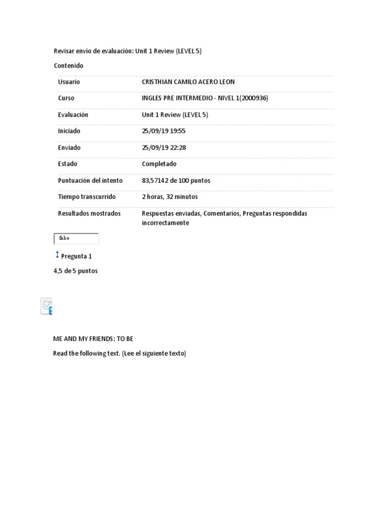 Nivel 5 Ingles | PDF | Tipología Lingüística | Sintaxis