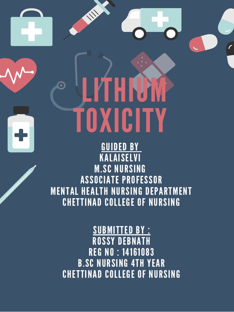 Lithium Toxicity | PDF | Drugs | Clinical Medicine