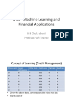 S 11 - Machine Learning and Financial Applications