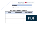 Matriz 5 Variables Dependientes e Independientes