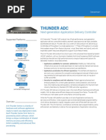 Thunder Adc: Next-Generation Application Delivery Controller