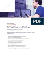 Aveva System Platform,: Formerly Wonderware