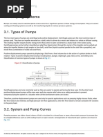 Pumping Systems: 3.1. Types of Pumps