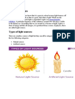 Types of Light Sources