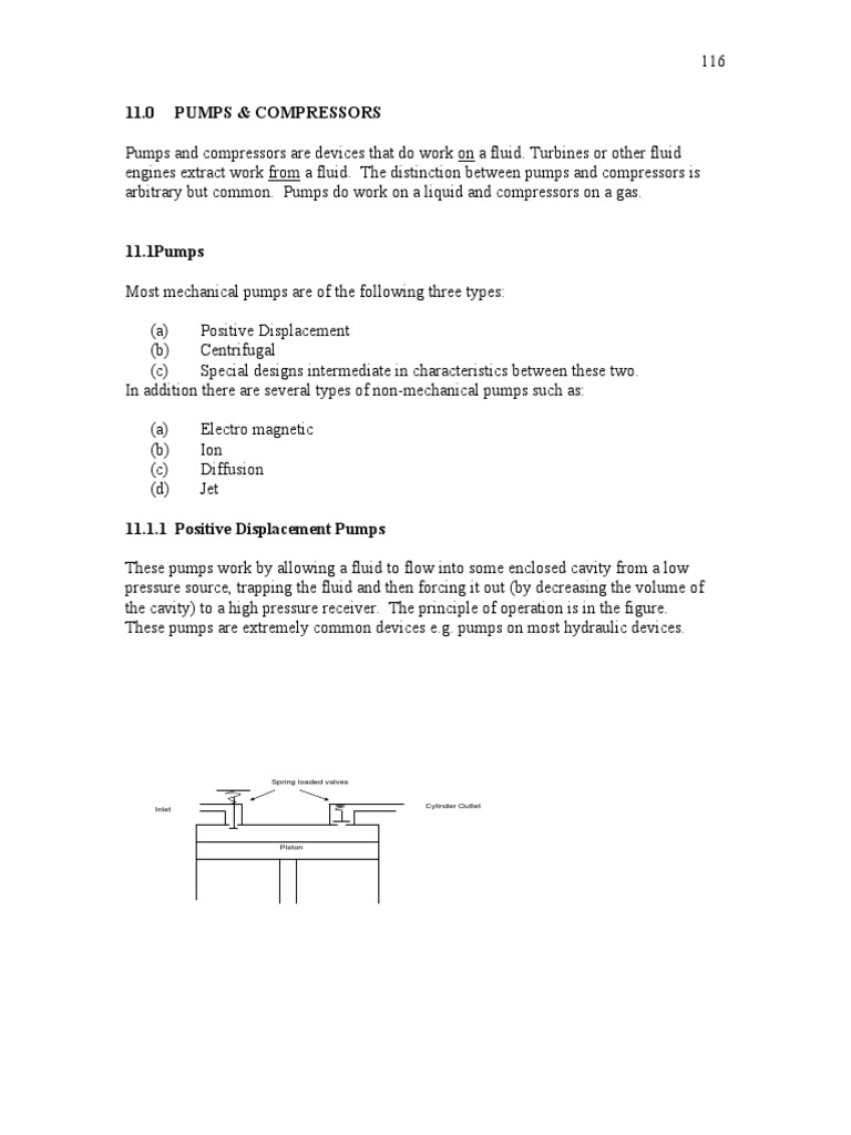 Pumps and Compressors Overview | PDF | Pump | Flow Measurement