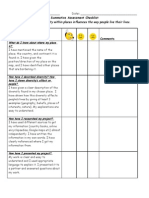 SA Rubric Student