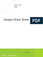 Google Cheat Sheet: January 2014