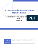 8A-ZZ03 La Causalidad Como Estrategia Discursiva (Diapositivas) 2017-2