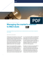 Managing the markets reaction to M and A deals.pdf
