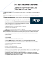 Obtén tu pasaporte mexicano: requisitos para mayores de edad