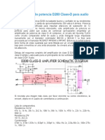 Amplificador de potencia D200 Class-D para principiantes