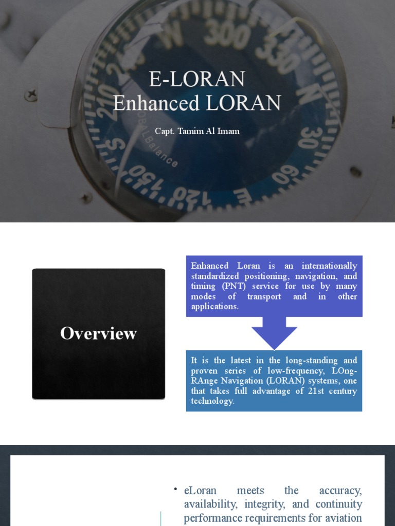 ELoran Enhanced LORAN PDF Systems Engineering